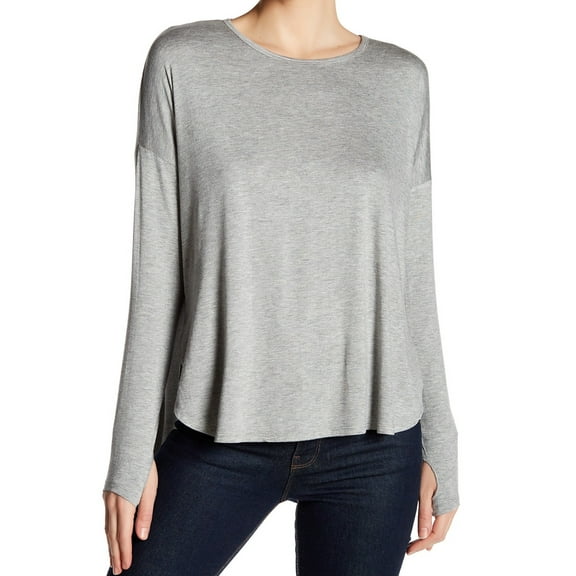 Sweet Romeo NEW Gray Women's Size XS Heathered Dolman Solid Knit Top