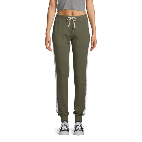 Sweet Romeo Women's Star Striped Modal Jogger