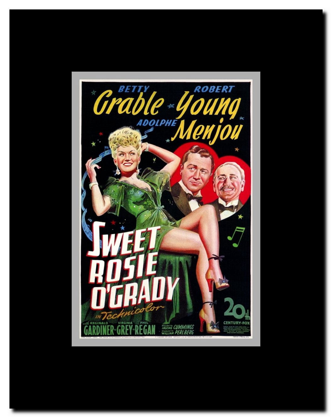 Sweet Rosie O'Grady Framed Movie Poster