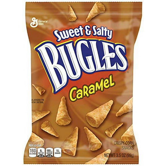Sweet & Salty Caramel Bugles Snack, 7 - 3.5oz Bags