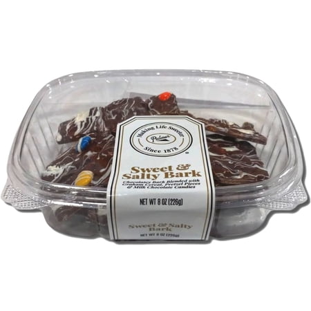 Sweet & Salty Chocolate Bark Value Pack | 8 Ounce | Pack of 2
