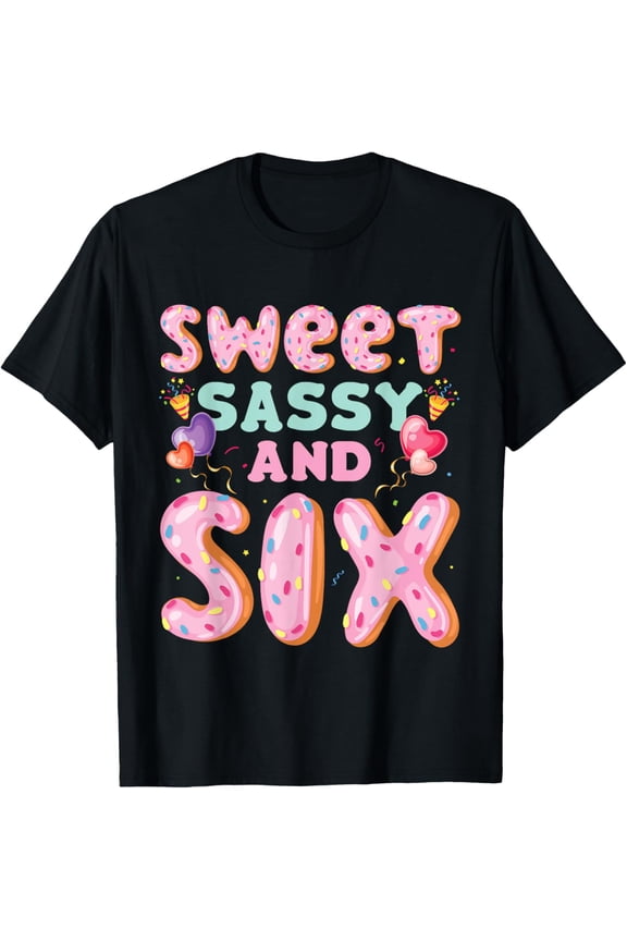 Sweet Sassy And Six Yrs Years Crown Princes Awesome T-Shirt