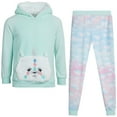 thumbnail image 1 of Sweet & Sassy Girls' Pajama Set - 2 Piece Velour Critter Sleep Shirt and Pajama Bottoms, 1 of 6