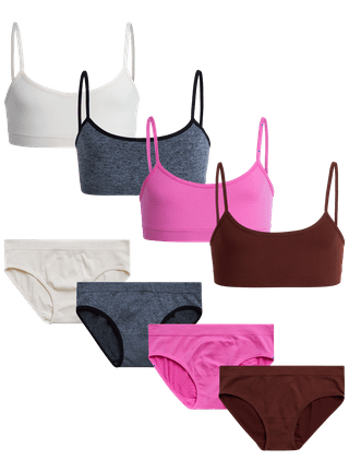 Yellowberry® Girls Favorite Soft High Impact Racerback Sports Bra with Full  Coverage 
