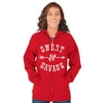 thumbnail image 1 of Sweet Savage Cute Sassy Attitude Gym Zip Hoodie Sweatshirt Women Brisco Brands X, 1 of 5