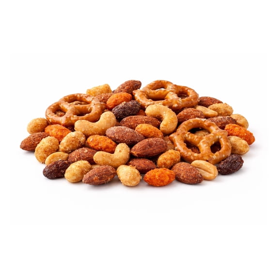Sweet & Savory Party Mix - Flavored Nuts & Pretzels - 1 lb