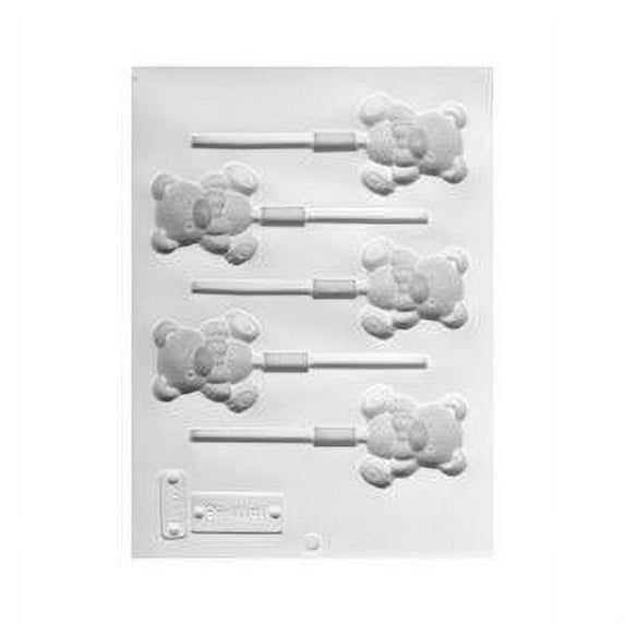 Sweet Shoppe Candy Molds-Teddy Bear Lollipop