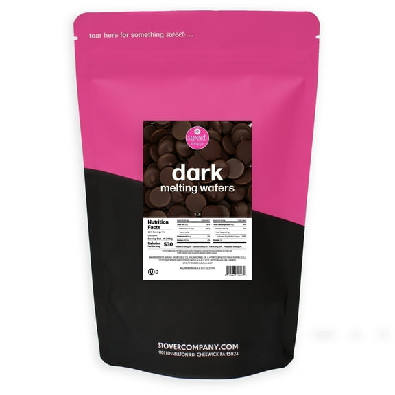 Sweet Shoppe Dark Chocolate Flavored Melting Wafers, 5 lbs