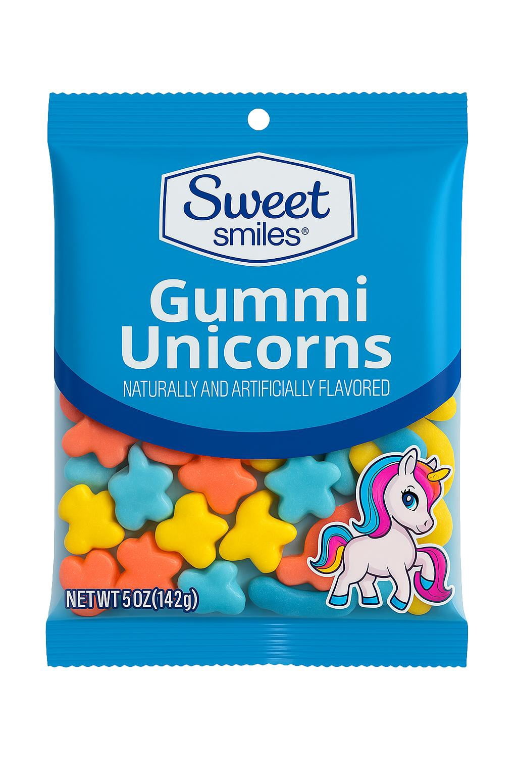 Sweet Smiles Gummi Unicorns Candy, 5 oz Bag - Walmart.com