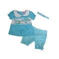 thumbnail image 1 of Sweet & Soft Baby Girl's Infant Gingham Caterpillar 3 Piece Shorts Set, 1 of 1