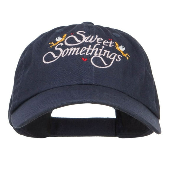 Sweet Somethings Embroidered Low Cap - Navy OSFM