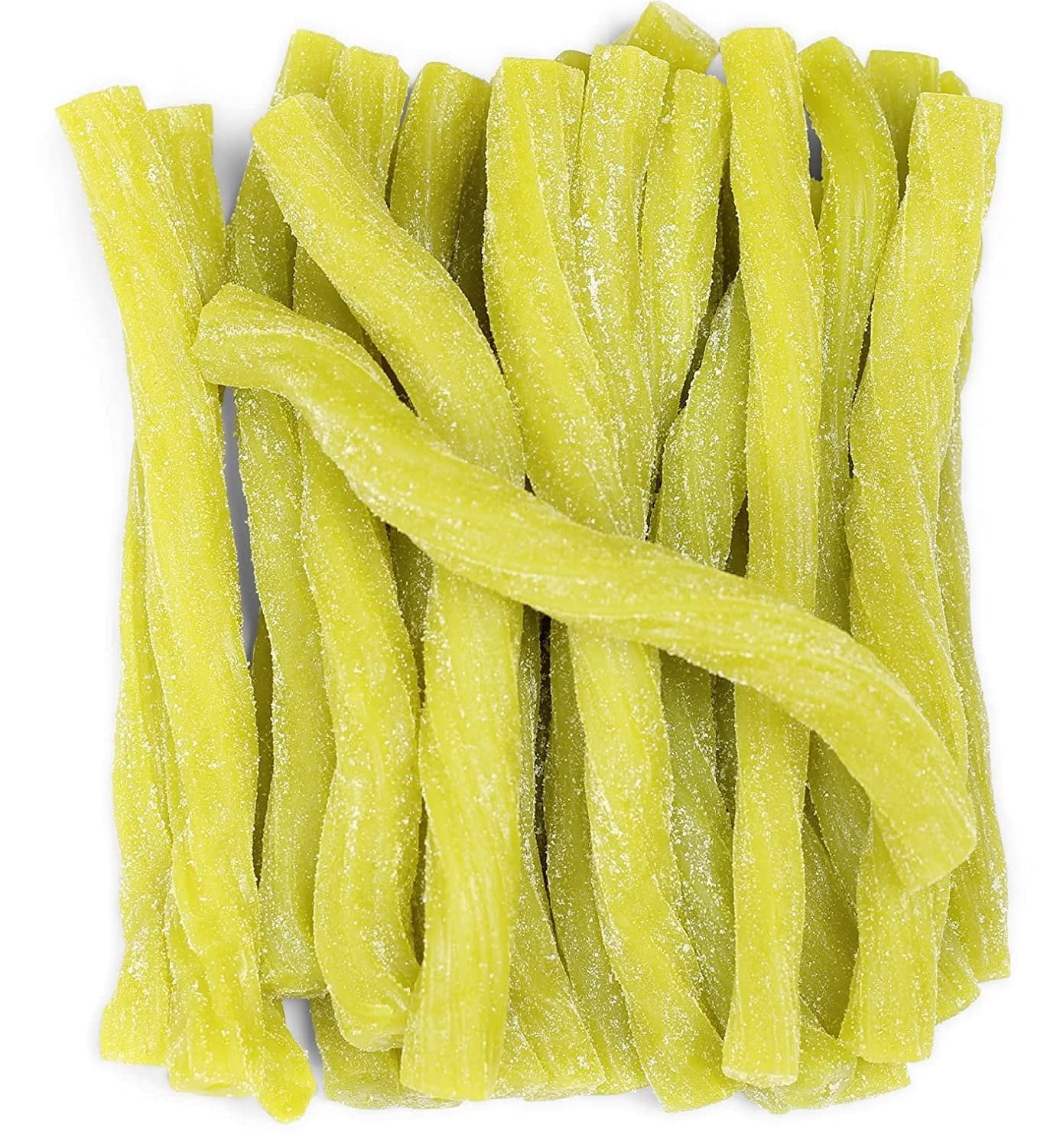 Sweet & Sour Honeydew Licorice Sticks by Its Delish, 5 lbs Bulk Bag - Chewy Green Honeydew Fruity Flavored Lightly Sour Candy Twists  Great Gifts Treats & Party Sweets  Made in USA, Vegan, Kosher
