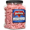 thumbnail image 1 of Sweet & Sour Pink Lemonade Licorice Bits by Its Delish, 2.5 LBS 40 Oz Jumbo Container Jar  Original Style Chewy Lemonade Flavor Candy Twists  Great Gifts Party Sweets  Made in USA, Vegan, Kosher, 1 of 7