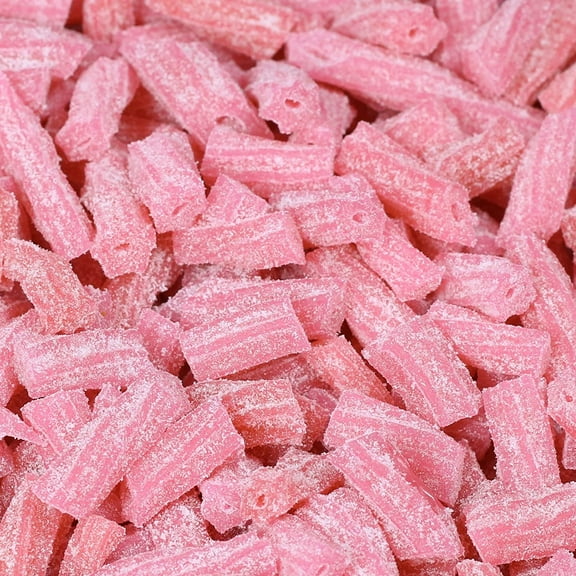 Sweet & Sour Pink Lemonade Licorice Bits by Its Delish, 5 lbs Bulk Bag - Original Style Chewy Lemonade Candy Twists Great Gifts Party Sweets Made in USA, Vegan, Kosher