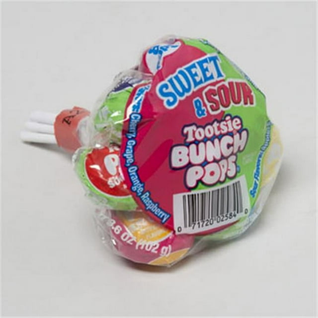 Sweet & Sour Tootsie Bunch Pops - 8 Piece Bunch