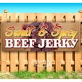 thumbnail image 1 of Sweet & Spicy Beef Jerky 13 oz Vinyl Banner With Metal Grommets, 1 of 4