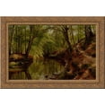 thumbnail image 1 of Sweet Spring, Full Of Summer's Promise 24x18 Gold Ornate Wood Framed Canvas Art by Monsted, Peder Mork, 1 of 2