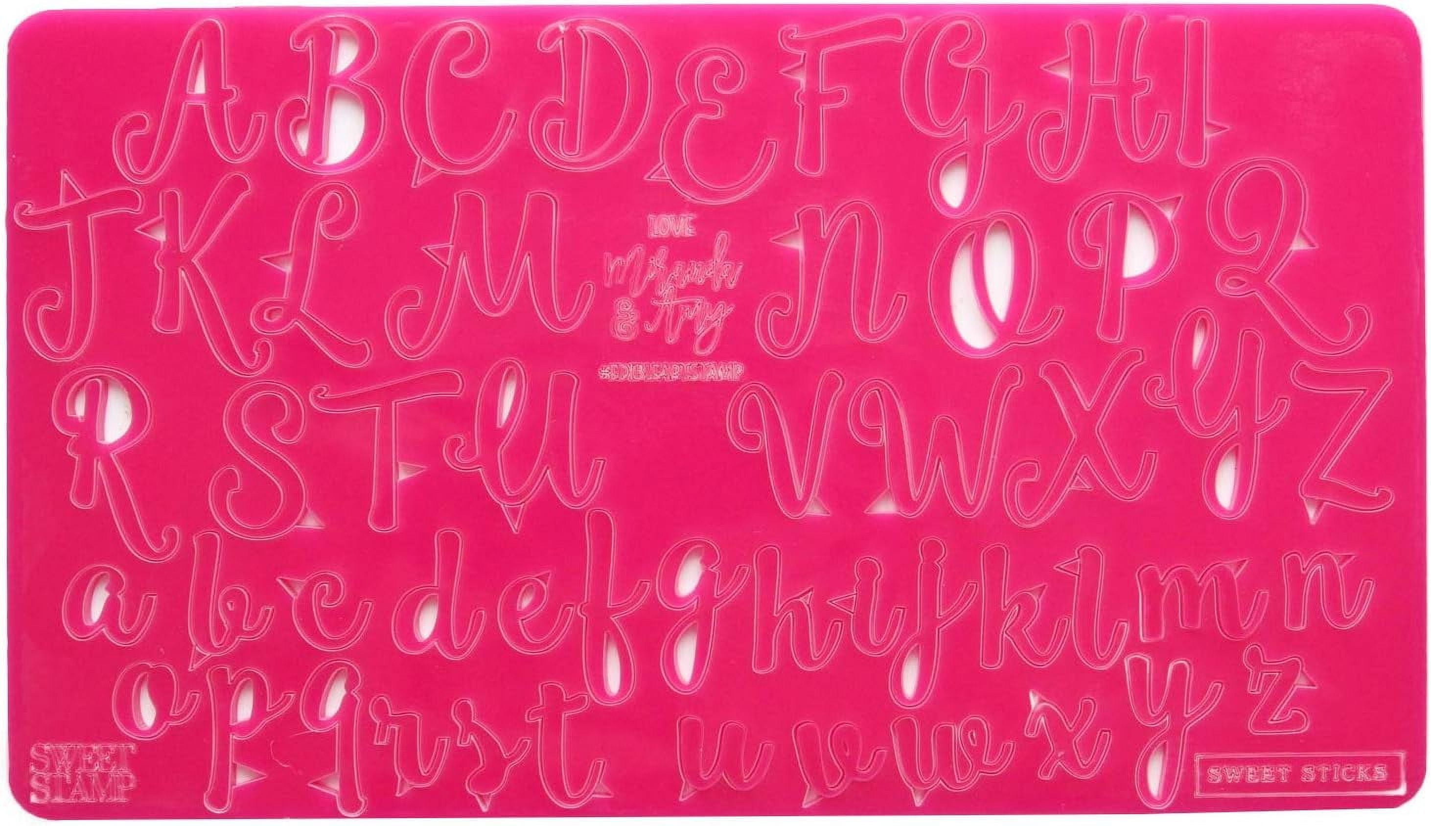 Sweet Stamp By Plastic SweetsticksEdition Uppercase And Lowercase