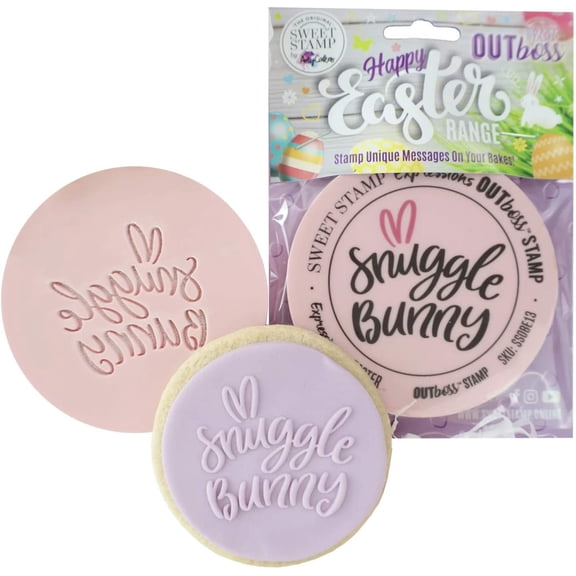 Sweet Stamp by AmyCakes Outboss Plastic Expression Stamp, Snuggle Bunny