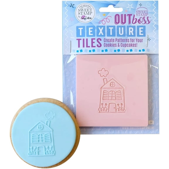 Sweet Stamp by AmyCakes Outboss Plastic Texture Tile, Cute Home