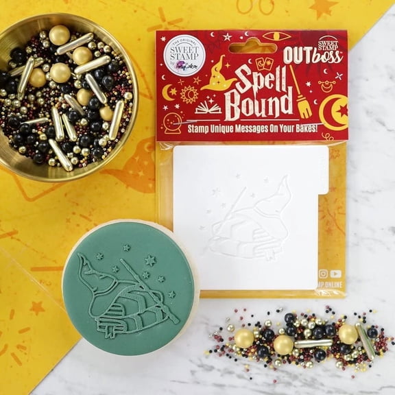 Sweet Stamp by AmyCakes Spellbound Outboss Plastic Texture Tile, Magic School