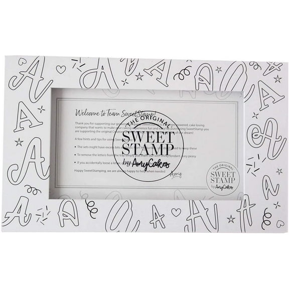 Sweet Stamp by AmyCakes Storage Box for Plastic Letter/Number Embossing Sets Large