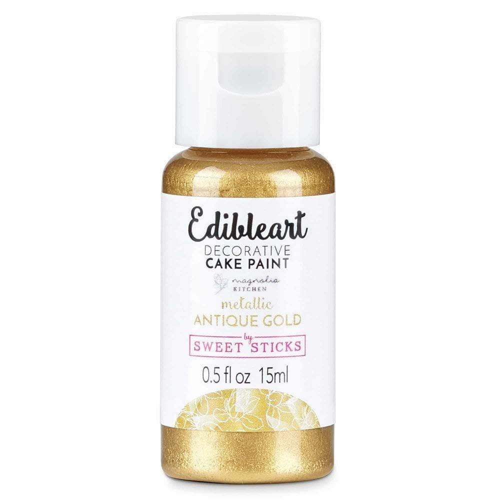 Antique Gold Edible Art Metallic Cake Paint, 15ml