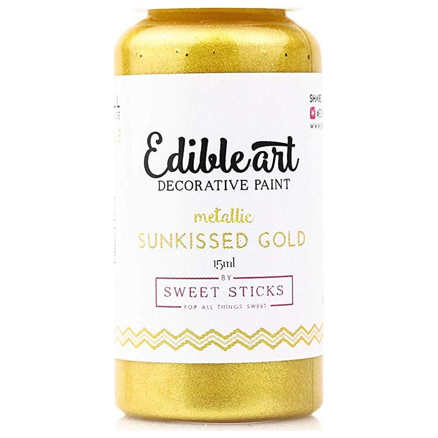 How to Make the Shiniest Edible Metallic Paint - Sweetness and Bite