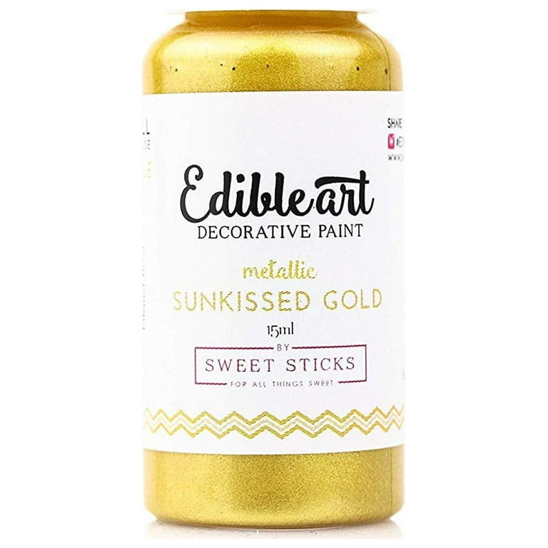 Sweet Sticks Antique Gold Edible Art Decorative Paint 15ml