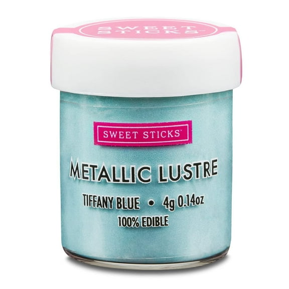 Sweet Sticks Metallic Luster Dust Color Powder, 4 Grams Tiffany Blue