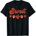 thumbnail image 1 of Sweet Strawberries Fruitarian Strawberry Berry Fruit Lover T-Shirt, 1 of 4