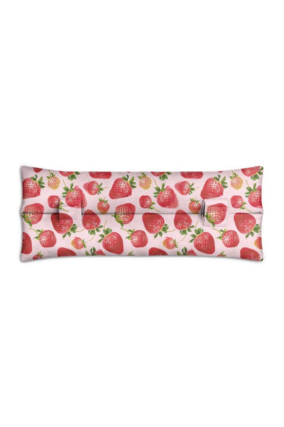 Sweet Strawberry Seatbelt Pillow - Post-Mastectomy Breast Surgery Recovery Cushion - Soft Pressure Relief Pad with Fruit Design