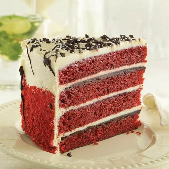 Sweet Street, 14 Slice 4 Layer Red Velvet Iced Cake, 7.75 lb, (2 Count)