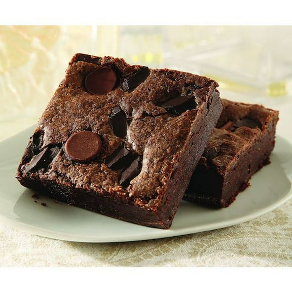 Sweet Street 16 Sliced Baked Triple Chocolate Not Iced Brownie, 3.37 Pound -- 4 per case