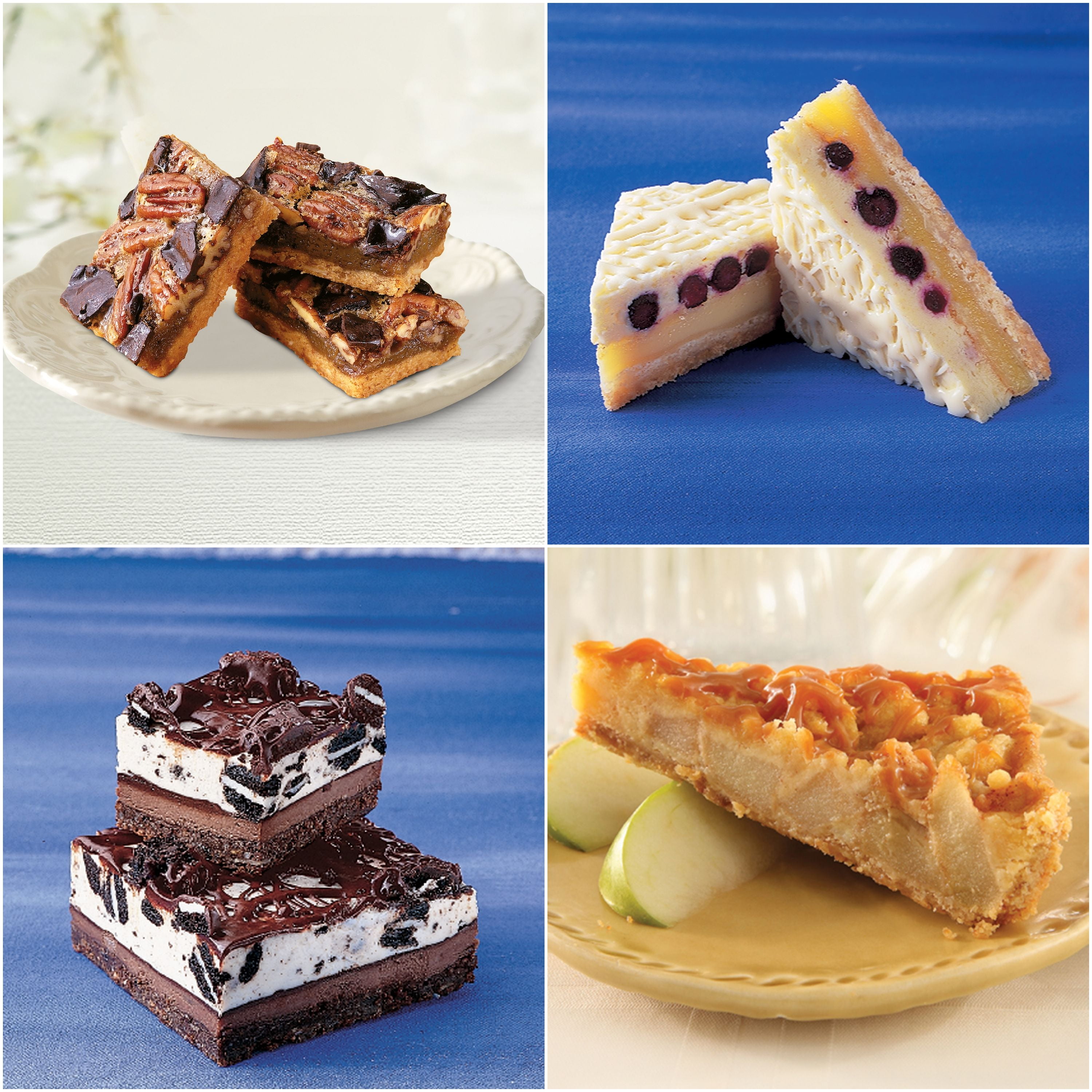 Sweet Street Frozen 8x13 Dessert Bar Variety Pack #5 3.25 lb (4 Count)