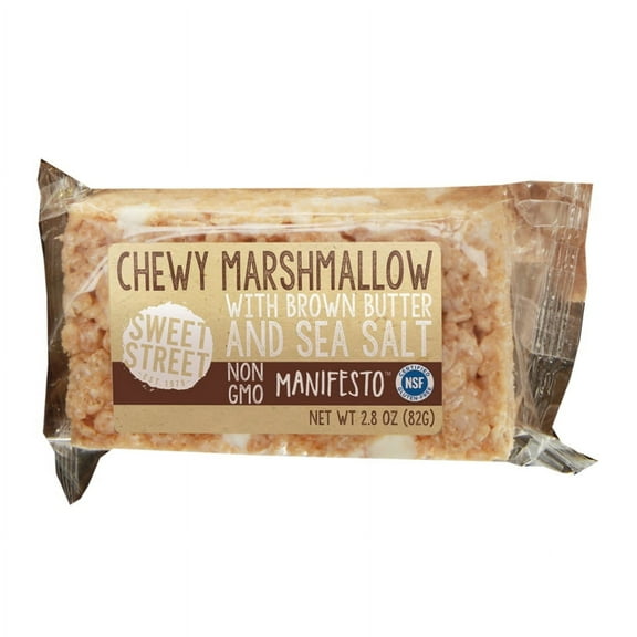 Sweet Street Individually Wrapped Chewy Marshmallow Manifesto GMO Free Bar 2.1 oz (40 Count)