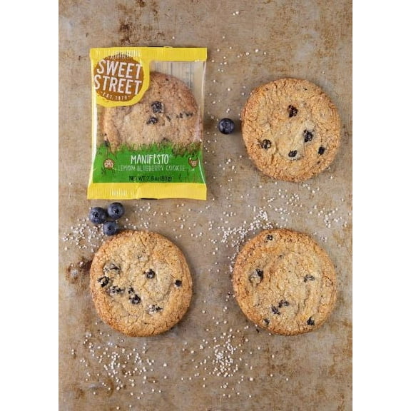Sweet Street, Lemon Blueberry Manifesto, 2.8 oz. Cookies (48 Count)