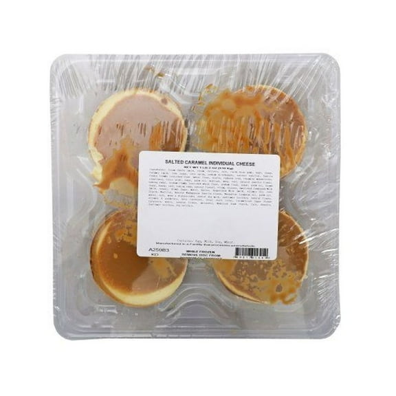 Sweet Street Salted Caramel Individual Cheesecake, 4.6 Ounce - 4 per pack -- 8 packs per case.
