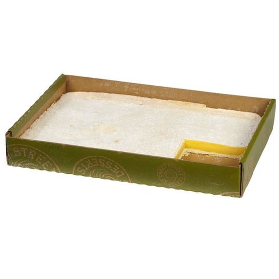 Sweet Street Unsliced 1/4 Sheet Square Luscious Lemonade Bar, 2.8 Pound -- 4 per case.