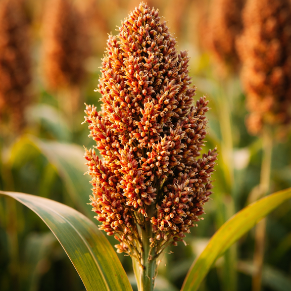 Sweet Sugar Cane Sorghum Seeds for Planting - Heirloom & Open-Pollinated Variety, Non-GMO Vegetable Seeds for Planting in The Home Garden (200 Seeds)