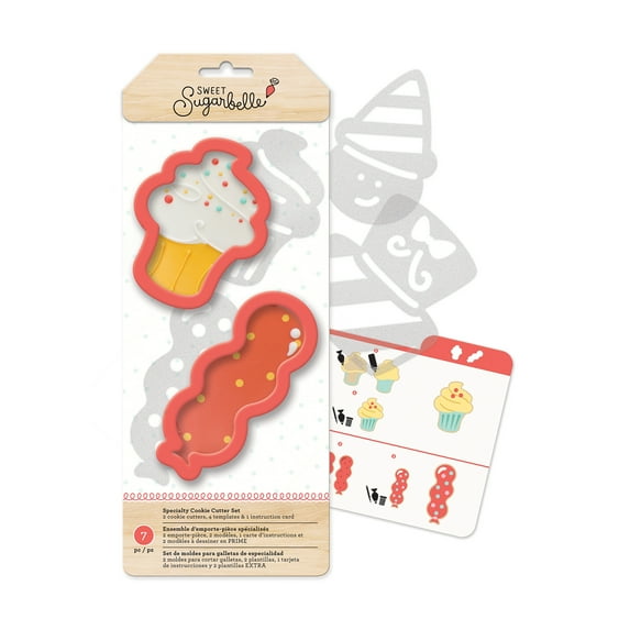 Sweet Sugarbelle Specialty Cookie Cutter Set 7/Pkg-Celebrate