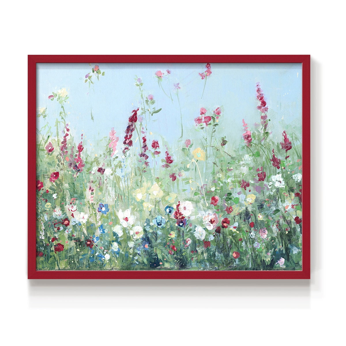 Sweet Summer Meadow by Sally Swatland - Restickable Framed Giclée Print