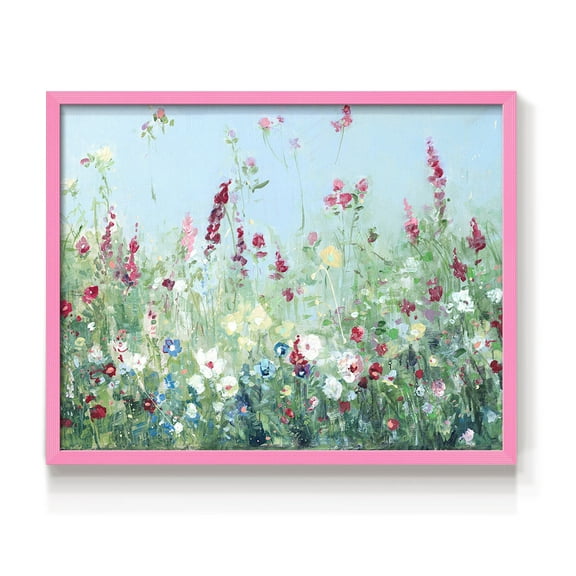 Sweet Summer Meadow by Sally Swatland - Restickable Framed Giclée Print
