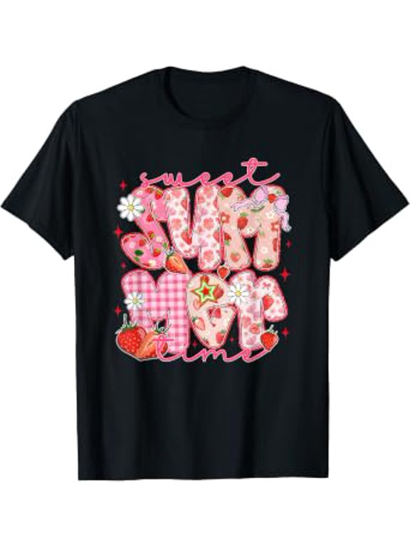 Sweet Summer Time Strawberry Summer Vibes Hello Summer Beach T-Shirt