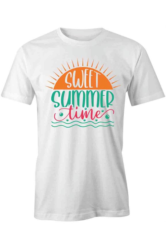 Sweet Summer Time T-Shirt | Cool Summertime White Tee Gift