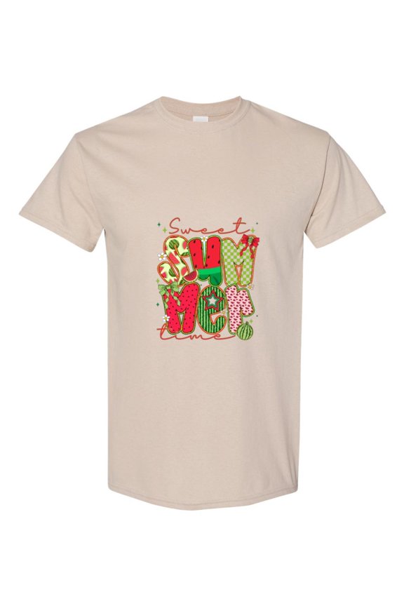 Sweet Summer Time Watermelon Vacation Hawaii Beach Graphic T-Shirt, for men & women, up to size 5XL