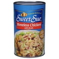 thumbnail image 1 of Sweet Sue Boneless Chicken with Broth, Fully Cooked and Ready to Serve, Gluten Free, 10g Protein Per Serving, Shelf Stable Can, 50 oz, 1 of 7