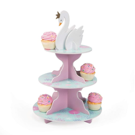 Sweet Swan Cupcake Stand - Party Supplies - 1 Piece