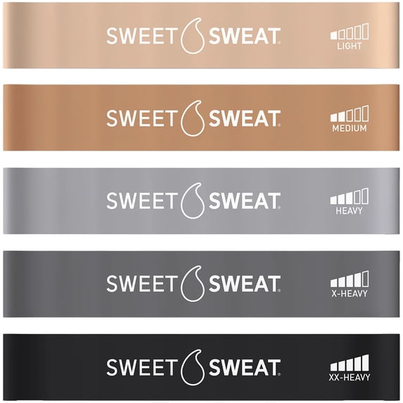 Sweet Sweat Mini Loop Resistance Bands (Toned - Set of 5)