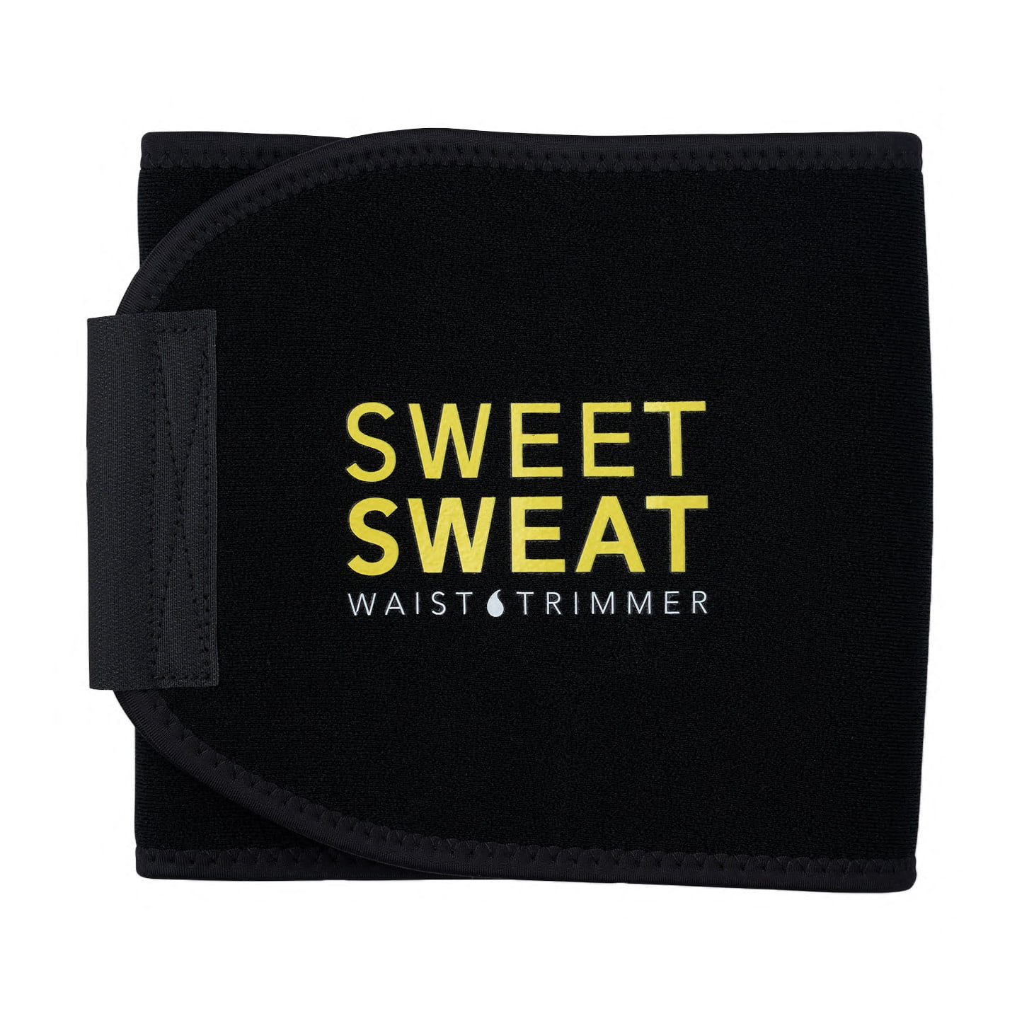 Sports Research Sweet Sweat Waist Trimmer Belt, XL, Black and